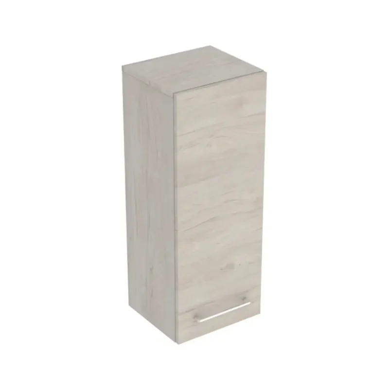 Geberit Selnova Square - sānu augšējais skapītis 65x33x30 cm, 1 durvis, gaišs Hickory rieksts 501.279.00.1