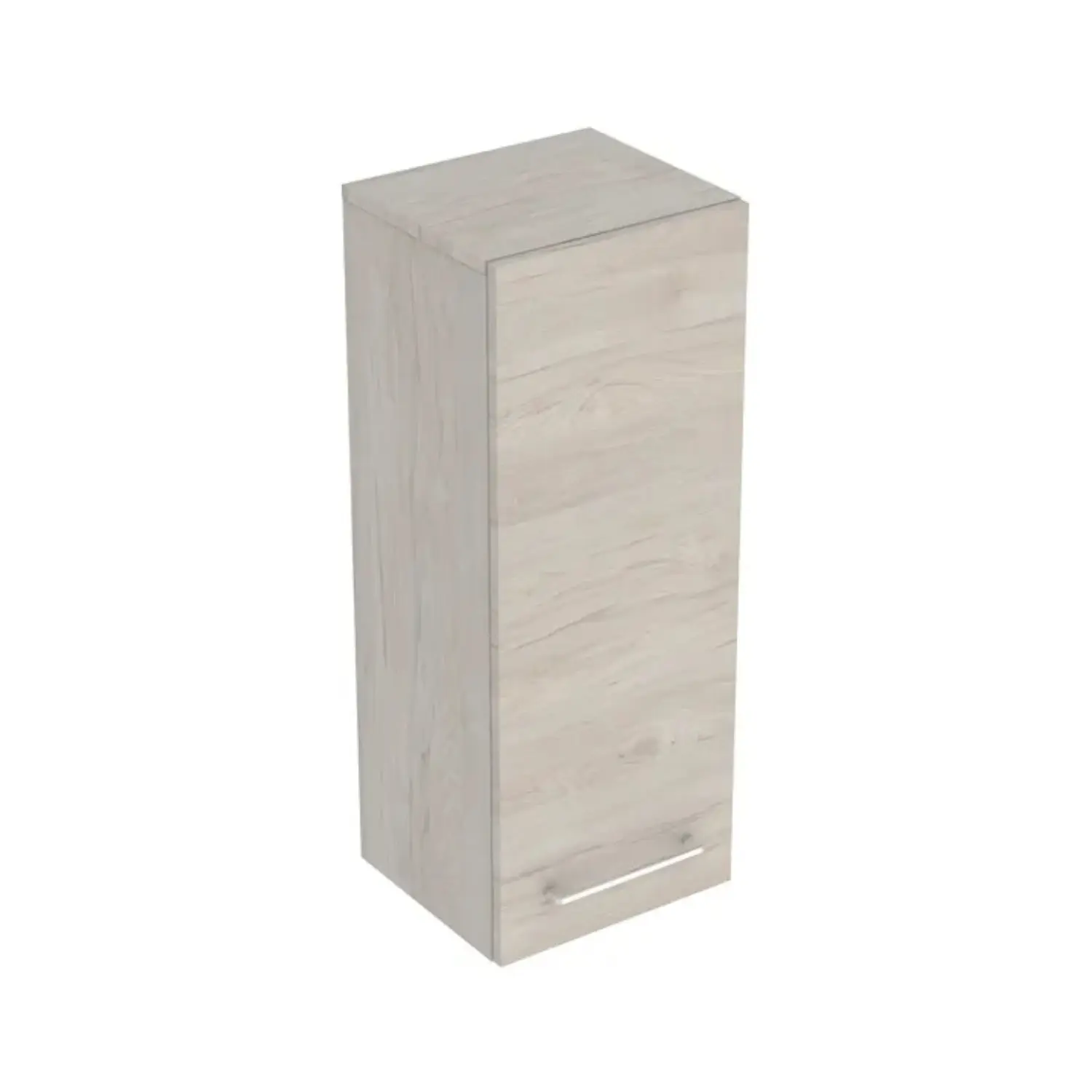 Geberit Selnova Square - sānu augšējais skapītis 65x33x30 cm, 1 durvis, gaišs Hickory rieksts 501.279.00.1