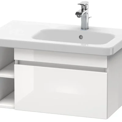 Duravit DuraStyle - izlietnes skapītis 40x73x45 cm, ar 1 atvilktni, balts spīdīgs DS639302222