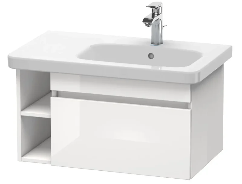 Duravit DuraStyle - izlietnes skapītis 40x73x45 cm, ar 1 atvilktni, balts spīdīgs DS639302222