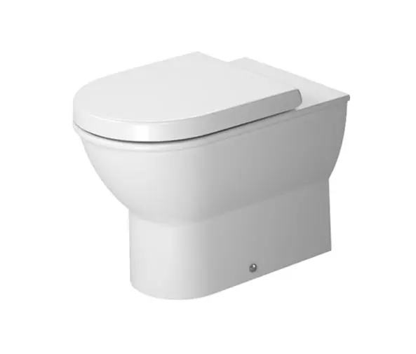 Duravit Darling New - grīdas WC, aizmugures notece, ar WonderGliss, Alpu balts 21390900001
