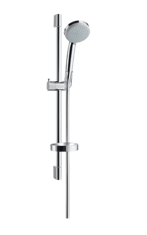 Hansgrohe Croma 100 - komplekts - rokas duša Vario + sienas stienis Unica'C 0,65 m, hromēts 27772000