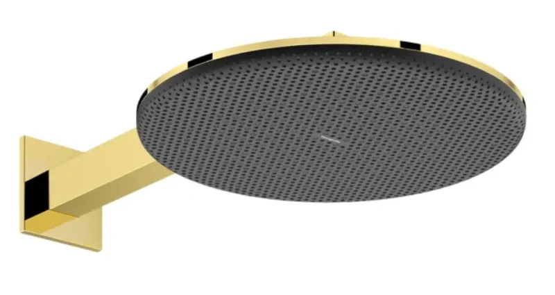 Hansgrohe Raindance Alive S - galvas duša, diametrs 30 cm, 2 strūklas veidi, EcoSmart, pulēta zelta apdare 24541990