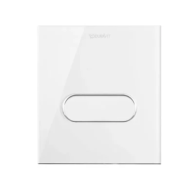 Duravit DuraSystem - vadības plate A1 pisuāram, balts stikls WD5005012000