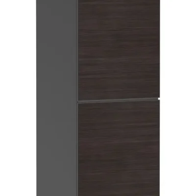 Hansgrohe Xevolos E - augstais skapis 40x176x36 cm, 2 durvis, eņģes kreisajā pusē, matēti pelēks/tumšs ozols 54220730
