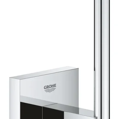 Grohe QuickFix Start Cube - rezerves tualetes papīra turētājs, hromēts 40979000