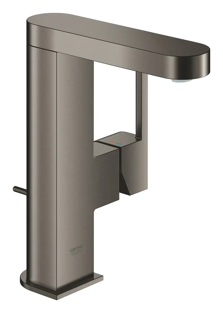 Grohe Plus - izlietnes maisītājs M ar noteci, matēts Hard Graphite 23871AL3