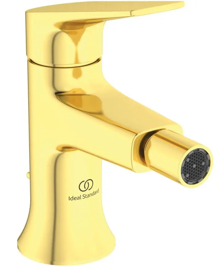 Ideal Standard La Dolce Vita - bideta maisītājs ar noteces vārstu, birstēts zelts BD664A2