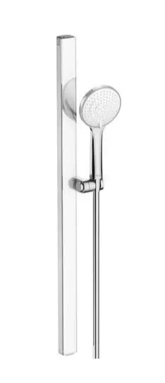 Duravit dušas - komplekts rokas duša, stienis un šļūtene, 3 strūklas veidi, hroms/balts UV0682004005