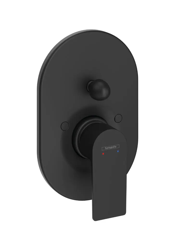 Hansgrohe Rebris E - zemapmetuma vannas maisītājs, ar korpusu, matēti melns 72458670