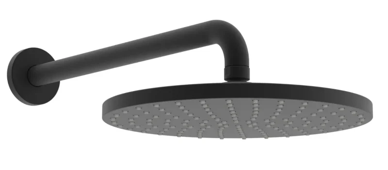 Hansa Viva - galvas duša, diametrs 25 cm, matēti melns 4426020033
