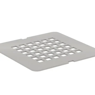 Ideal Standard Ultra Flat S - pārplūdes vāciņš, balts, betona pelēks KV169FS