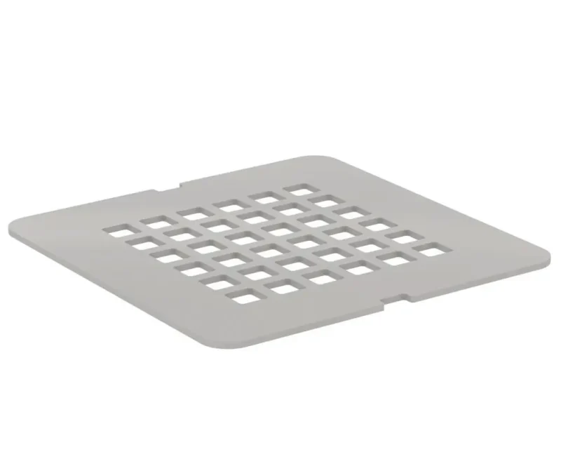 Ideal Standard Ultra Flat S - pārplūdes vāciņš, balts, betona pelēks KV169FS
