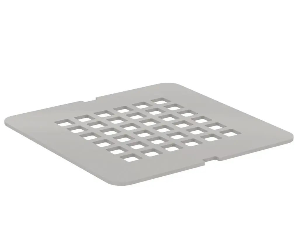 Ideal Standard Ultra Flat S - pārplūdes vāciņš, balts, betona pelēks KV169FS
