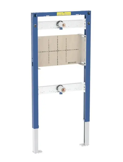 Geberit Duofix - priekšsienas elements dušai un vannai, augstums 98-112 cm, zemapmetuma sienas maisītājam 111.780.00.2