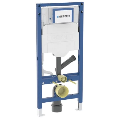 Geberit Duofix - priekšsienas elements sienas WC, ar smaku nosūkšanu, augstums 1,12 m 111.364.00.6