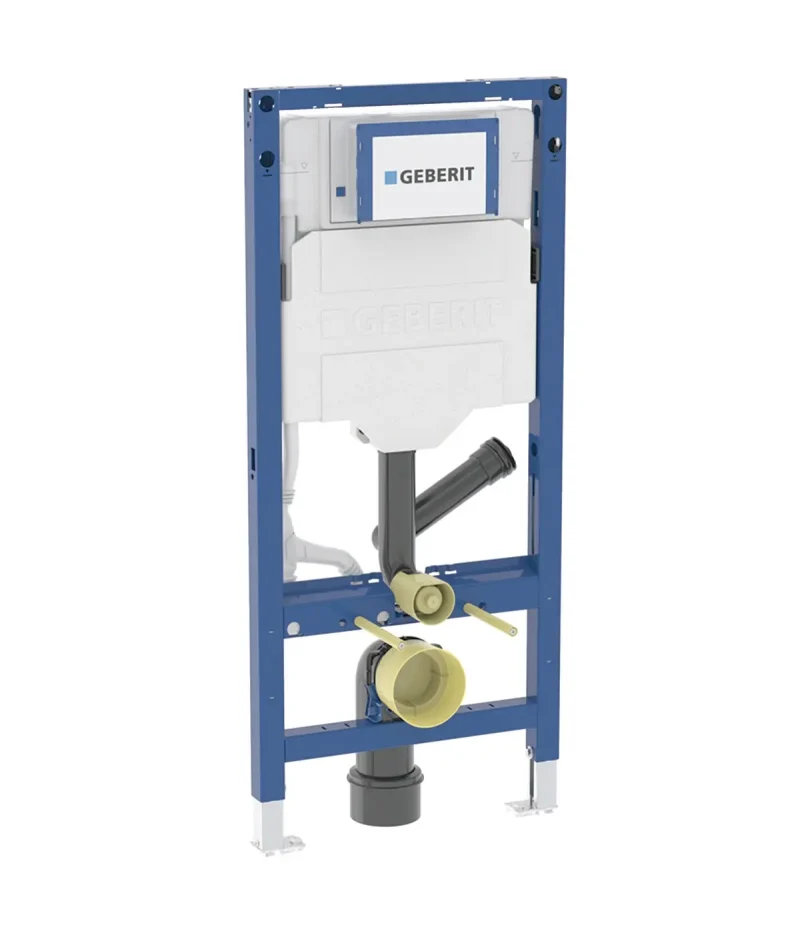 Geberit Duofix - priekšsienas elements sienas WC, ar smaku nosūkšanu, augstums 1,12 m 111.364.00.6