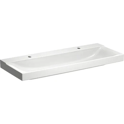 Geberit Xeno 2 - izlietne, 120x48 cm, ar KeraTect, balta 500.550.01.1