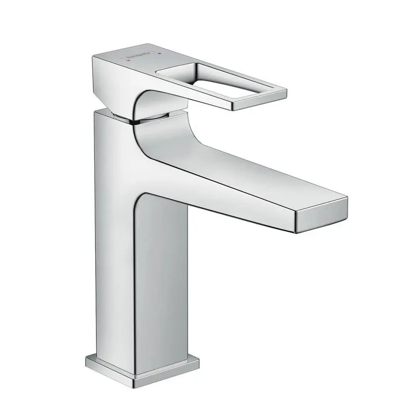Hansgrohe Metropol - izlietnes vienas sviras maisītājs 110 ar noteces komplektu ar stieņa vadību, hromēts 74506000