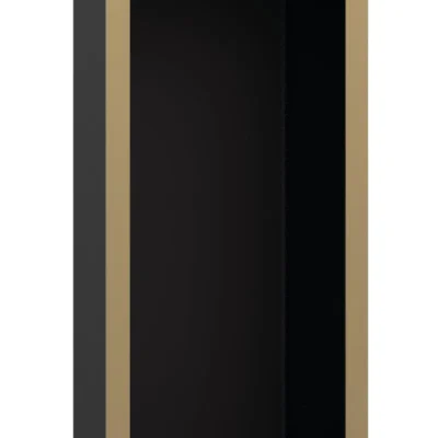Hansgrohe XtraStoris Individual - sienas niša ar dizaina rāmi, 30x15x10 cm, matēti melns/birstēta bronza 56095140
