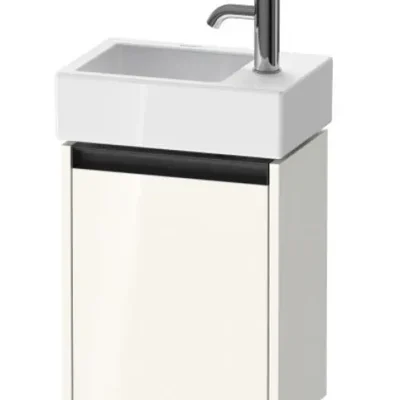 Duravit Ketho.2 - izlietnes skapītis 44x36x24 cm, ar 1 durvīm, eņģes labajā pusē, balts spīdīgs K25071R22220000