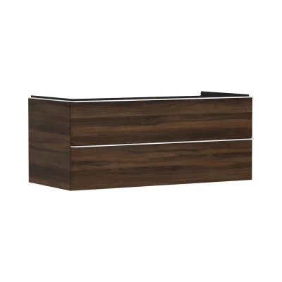 Hansgrohe Xelu Q - izlietnes apakškabinets, 50x118x55 cm, 2 atvilktnes, tumšs valrieksts/balts matēts 54085700