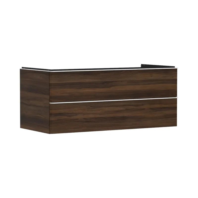 Hansgrohe Xelu Q - izlietnes apakškabinets, 50x118x55 cm, 2 atvilktnes, tumšs valrieksts/balts matēts 54085700