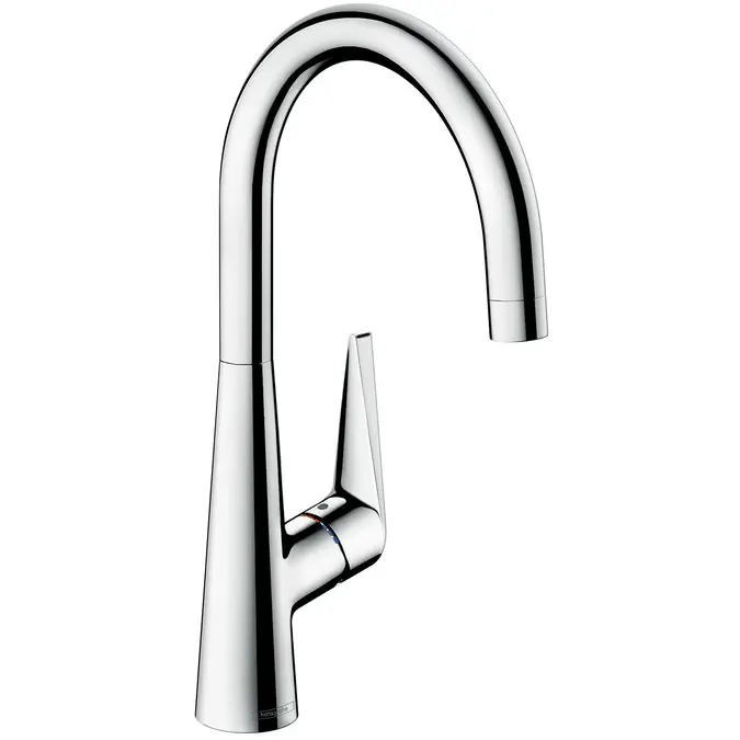 Hansgrohe Talis M51 - virtuves izlietnes vienas sviras maisītājs 260 ar grozāmu izteku, hromēts 72810000