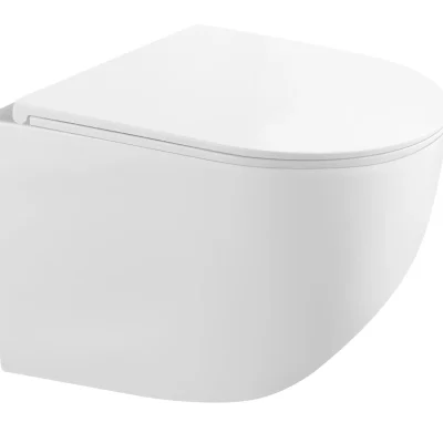 kielle Gaia - pie sienas kompakts WC ar SoftClose sēdekli, Rimless, balts 30115003