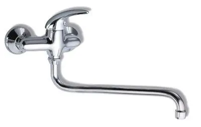 Novaservis Metalia 55 - virtuves izlietnes maisītājs 150 mm, medicīniskā svira, hroms 55078L,0