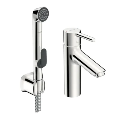 Hansa Vantis - izlietnes maisītājs ar bidē dušu, hromēts 52682267