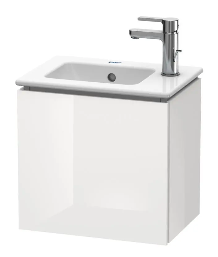 Duravit L-Cube - izlietnes apakšskapis 40x42x29 cm, labais, 1 durvis, balts spīdīgs LC6272R2222