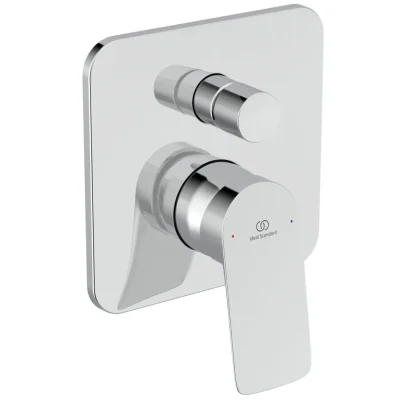 Ideal Standard Ceralife C - zemapmetuma maisītājs 2 patērētājiem ar iebūvēto korpusu, hroms BE061AA