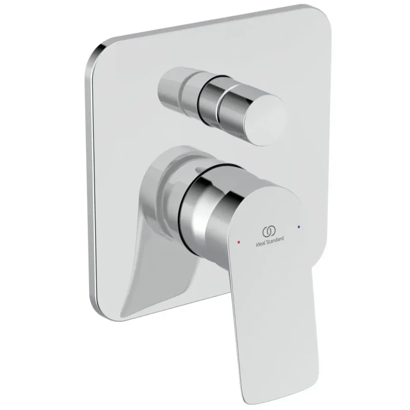 Ideal Standard Ceralife C - zemapmetuma maisītājs 2 patērētājiem ar iebūvēto korpusu, hroms BE061AA