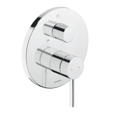 Duravit Circle - zemapmetuma maisītājs, 2 patērētājiem, hroms CE5210012010