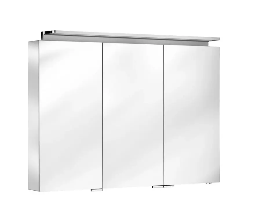 Keuco - spoguļskapis ar LED apgaismojumu, 100x74x15 cm, alumīnijs 13604171301