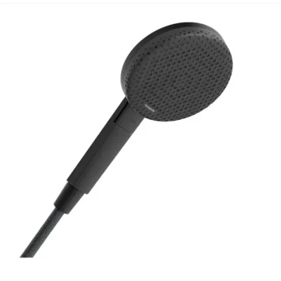 Hansgrohe Raindance Alive Select S - rokas duša, 3 strūklas veidi, matēti melna 24500670