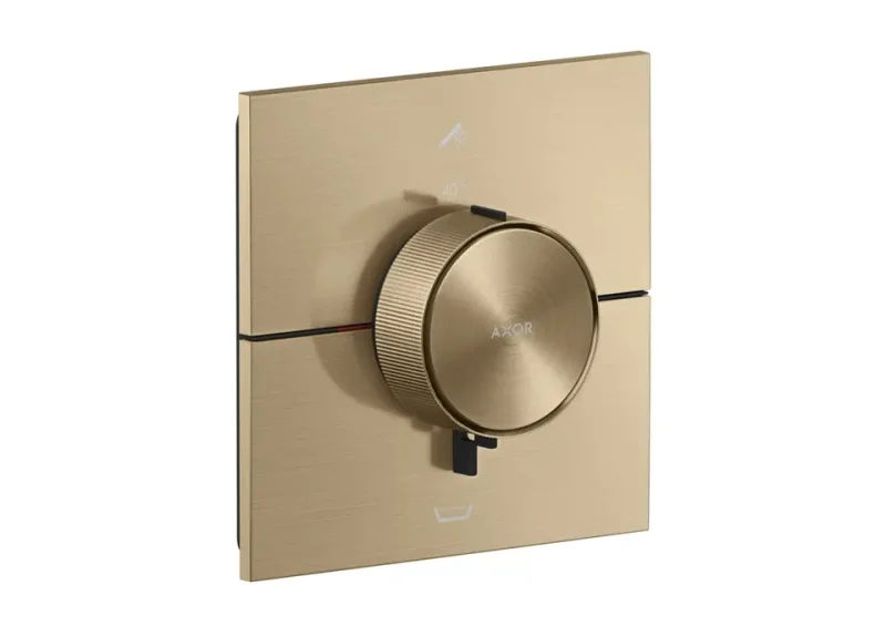 Axor ShowerSelect ID - zemapmetuma termostata maisītājs, 2 patērētājiem, matēta bronza 36753140