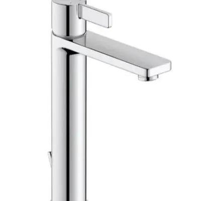 Duravit D-Neo - izlietnes maisītājs ar noteces komplektu, hroms DE1030001010
