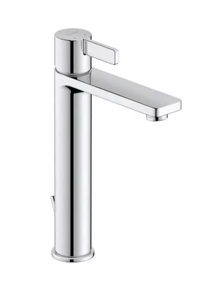 Duravit D-Neo - izlietnes maisītājs ar noteces komplektu, hroms DE1030001010