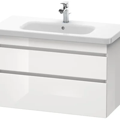 Duravit DuraStyle - izlietnes skapītis 61x93x45 cm, ar 2 atvilktnēm, balts spīdīgs DS648202222
