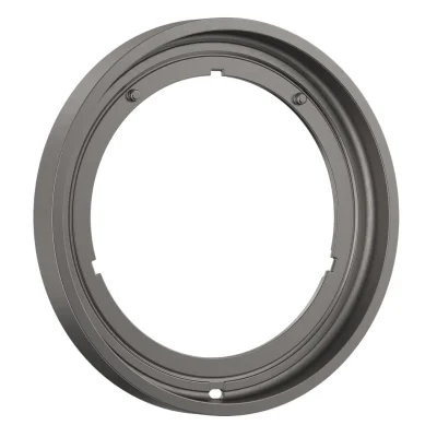 Axor ShowerSelect ID - pagarinājums 17x17 cm, hroms melns birstēts 13642340