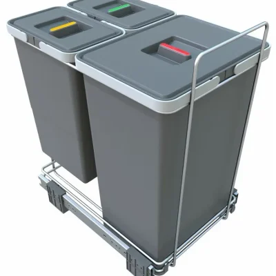 Elletipi Ecofil - iebūvēts atkritumu konteiners, sadalīts, 40 l PF01 44B1