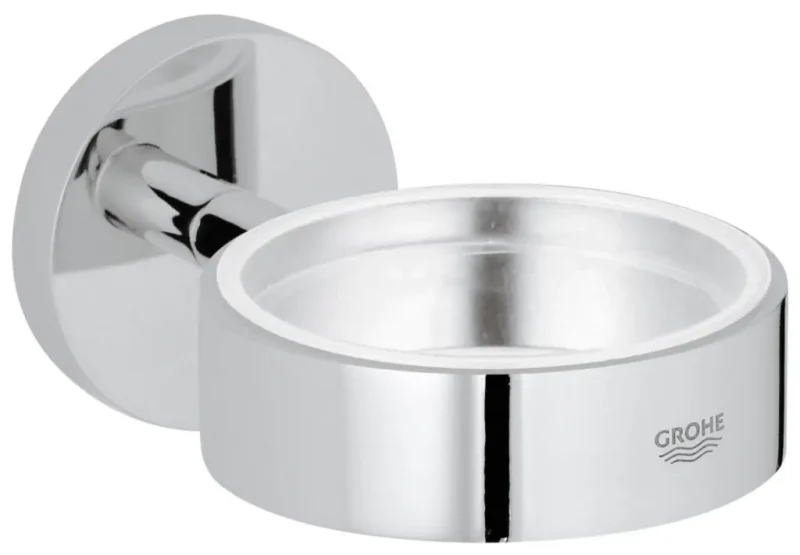 Grohe Essentials - turētājs krūzei / ziepju dozatoram, hromēts 40369001