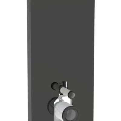 Geberit Monolith - sanitārais modulis stāvošam WC, 114 cm, pieslēgums apakšā, melns 131.033.SJ.6