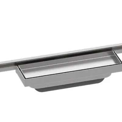 Hansgrohe RainDrain Minimalistic - dušas noteka 80 cm, ar resti flīžu ievietošanai 56220000