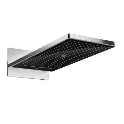 Hansgrohe Rainmaker Select - galvas duša 580, 3 strūklas, melns / hromēts 24001600
