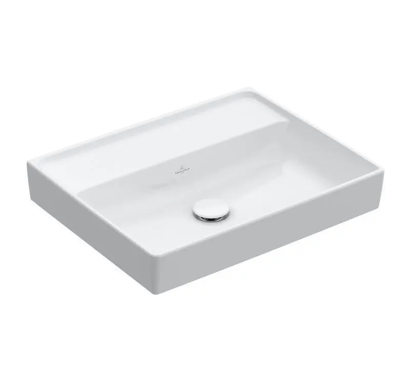 Villeroy & Boch Collaro - mēbeļu izlietne, 60x47 cm, bez pārplūdes, bez krāna cauruma, Alpu balts 4A336301