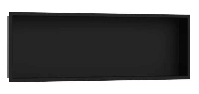 Hansgrohe XtraStoris Original - sienas niša ar rāmi, 30x90x10 cm, matēti melns 56067670