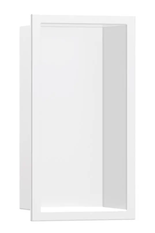 Hansgrohe XtraStoris Original - sienas niša ar rāmi, 30x15x7 cm, balta matēta 56092700